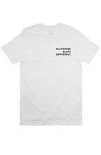 Load image into Gallery viewer, Blackness Slaps Different - White T Shirt
