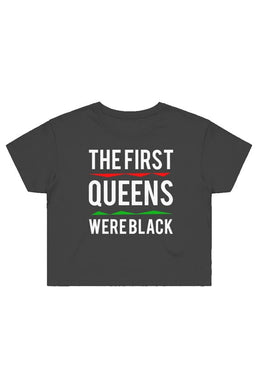 The First Queens were Black Crop Tee (2023)